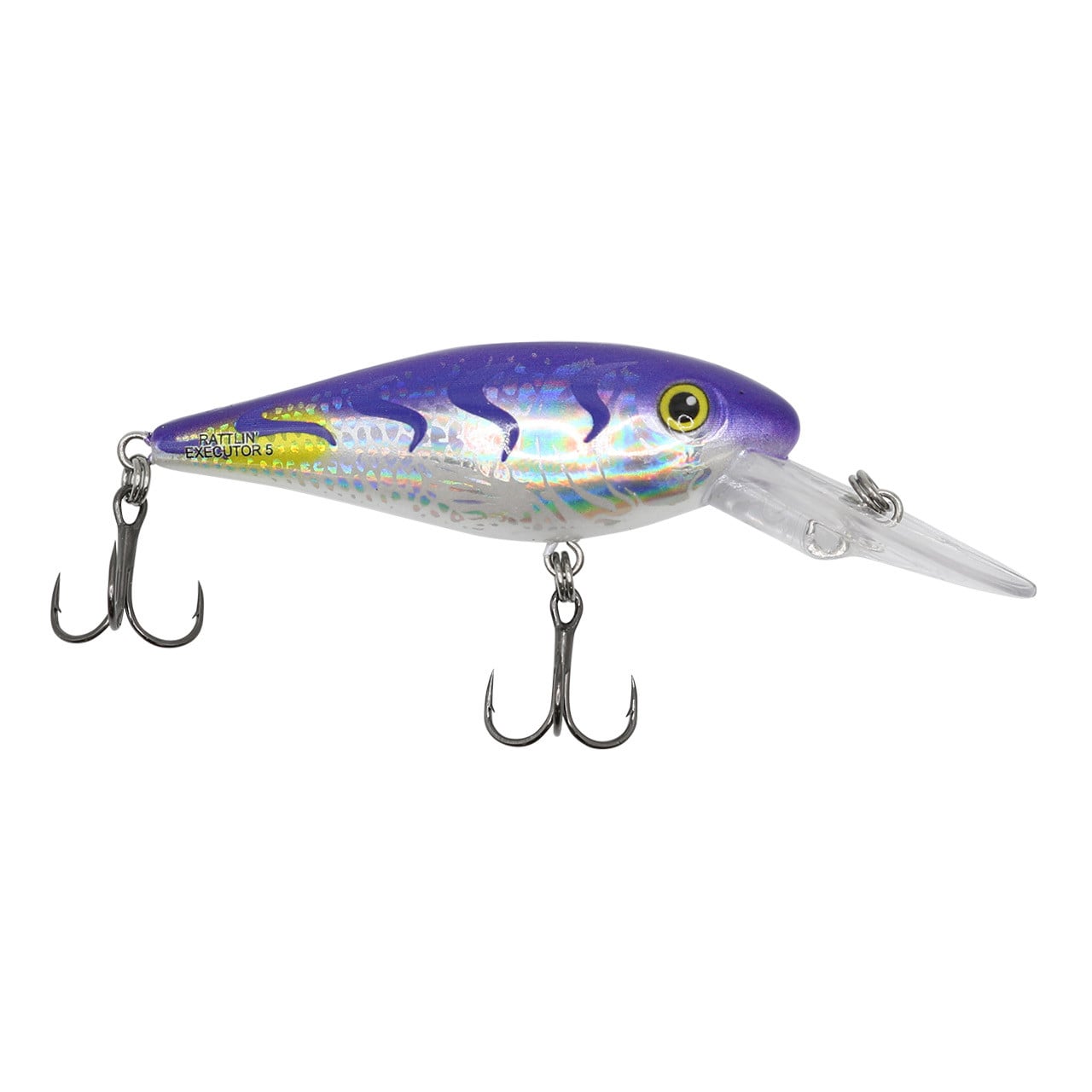 Salmo Rattlin Executor Crankbait color Holographic Purple Tiger