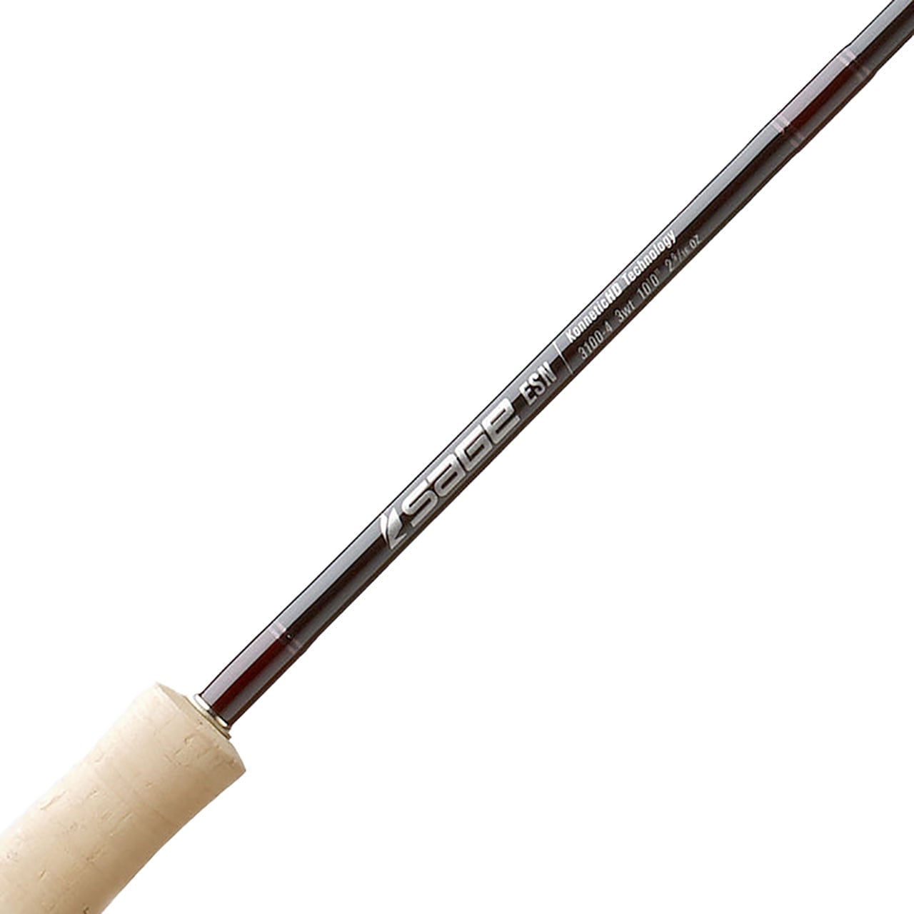 Sage Sense Euro Nymphing Fly Rod model 2050-3100-4 close up of blank