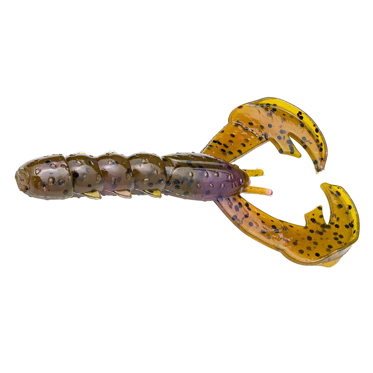 Strike King Rage Baby Craw color Green Pumpkin Purple Swirl