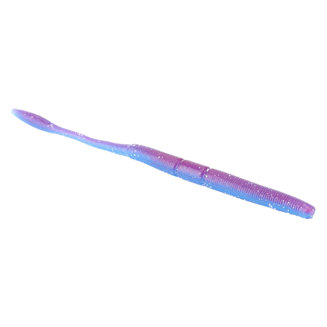 Big Bite Baits Nekorama Finesse Worm color Margarita angled to show its two tone colors