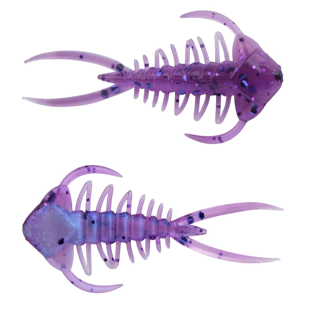 Berkley PowerBait Trilobite Creature Bait color Purple Rain