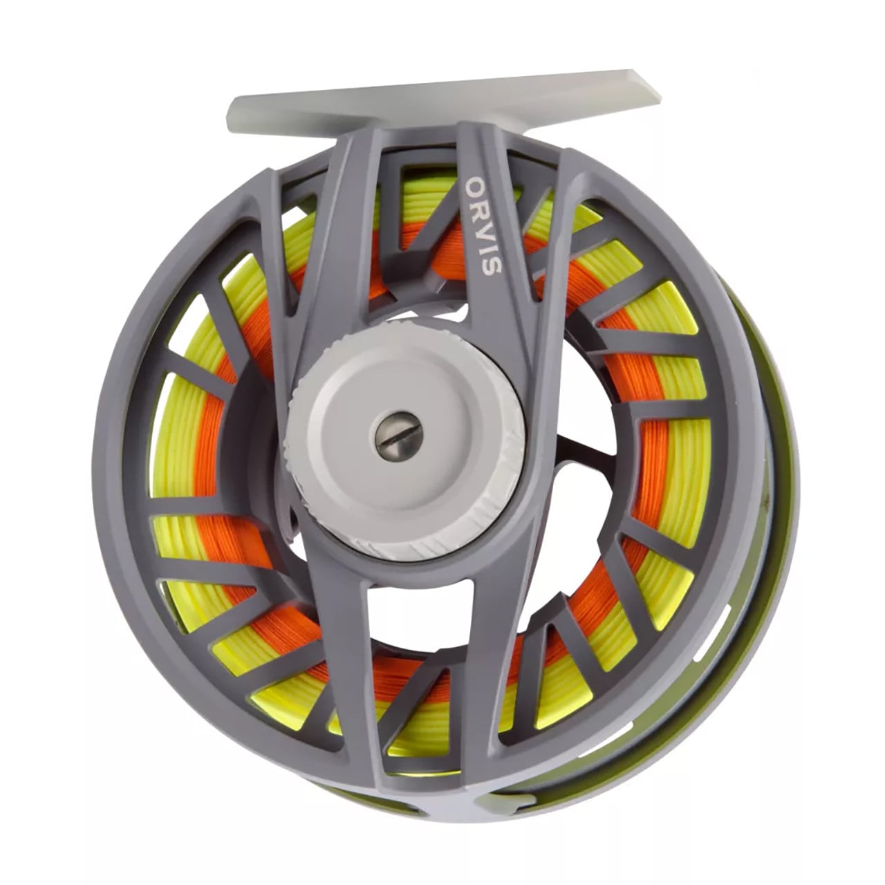 Orvis Clearwater Cast Reel color Charcoal back view, line not included