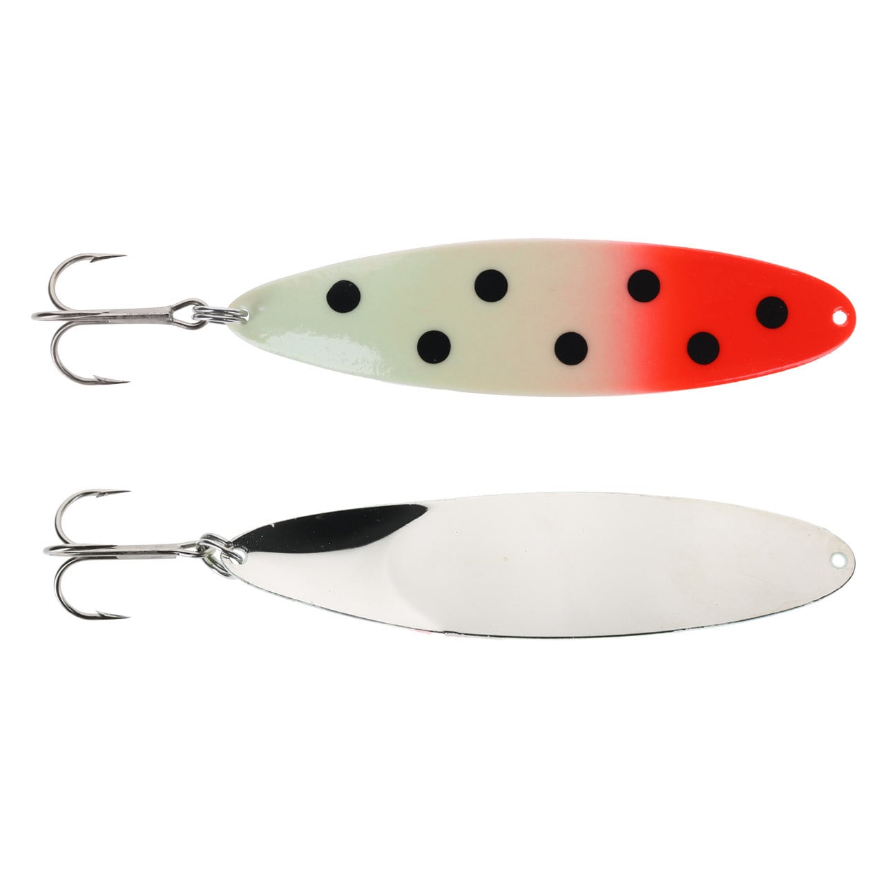 Moonshine Moonmaster Magnum Trolling Spoon 5 inch Glow Bloody Nose