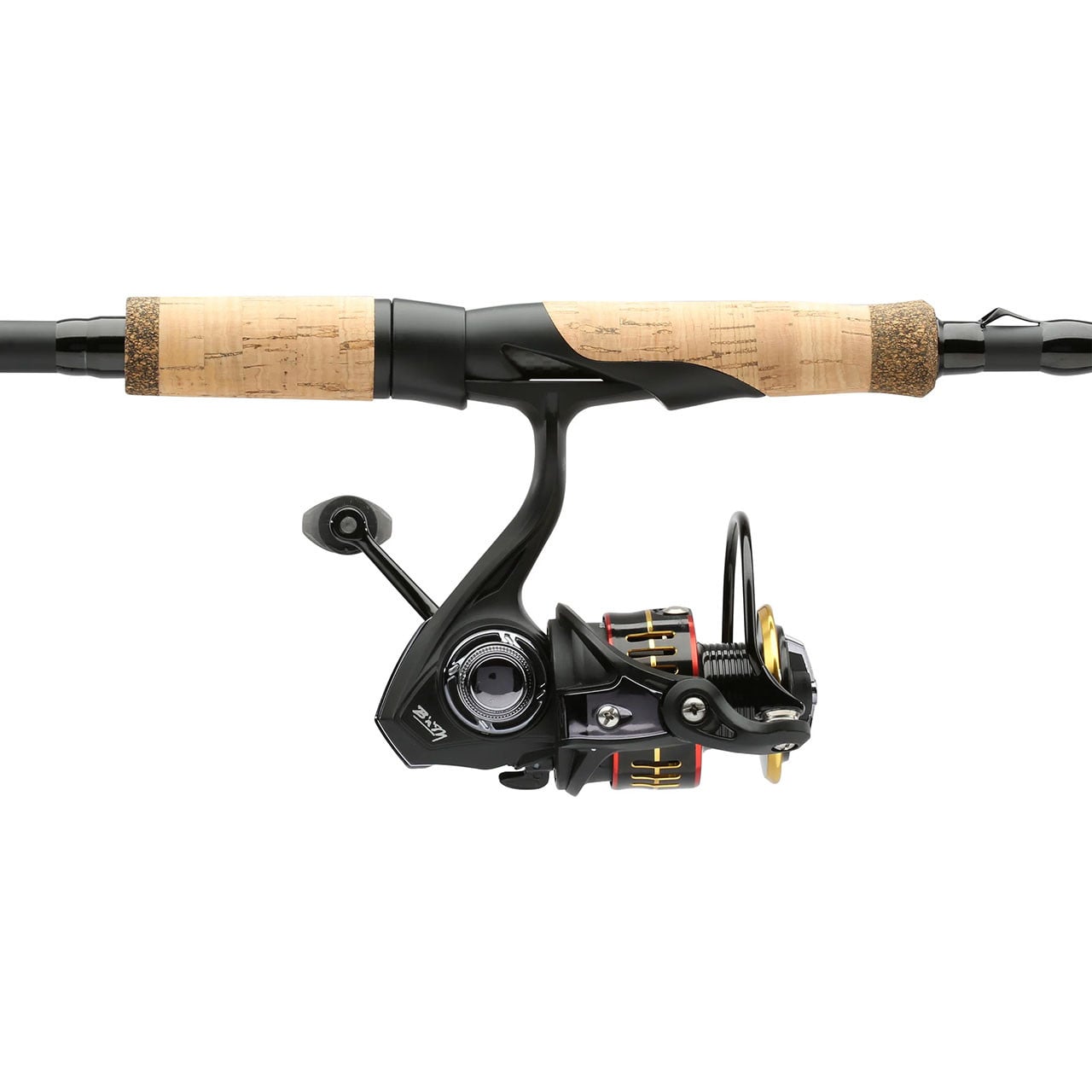 BnM Fishing Godwin's Crappie Cast Spinning Combo BM2000 reel closeup