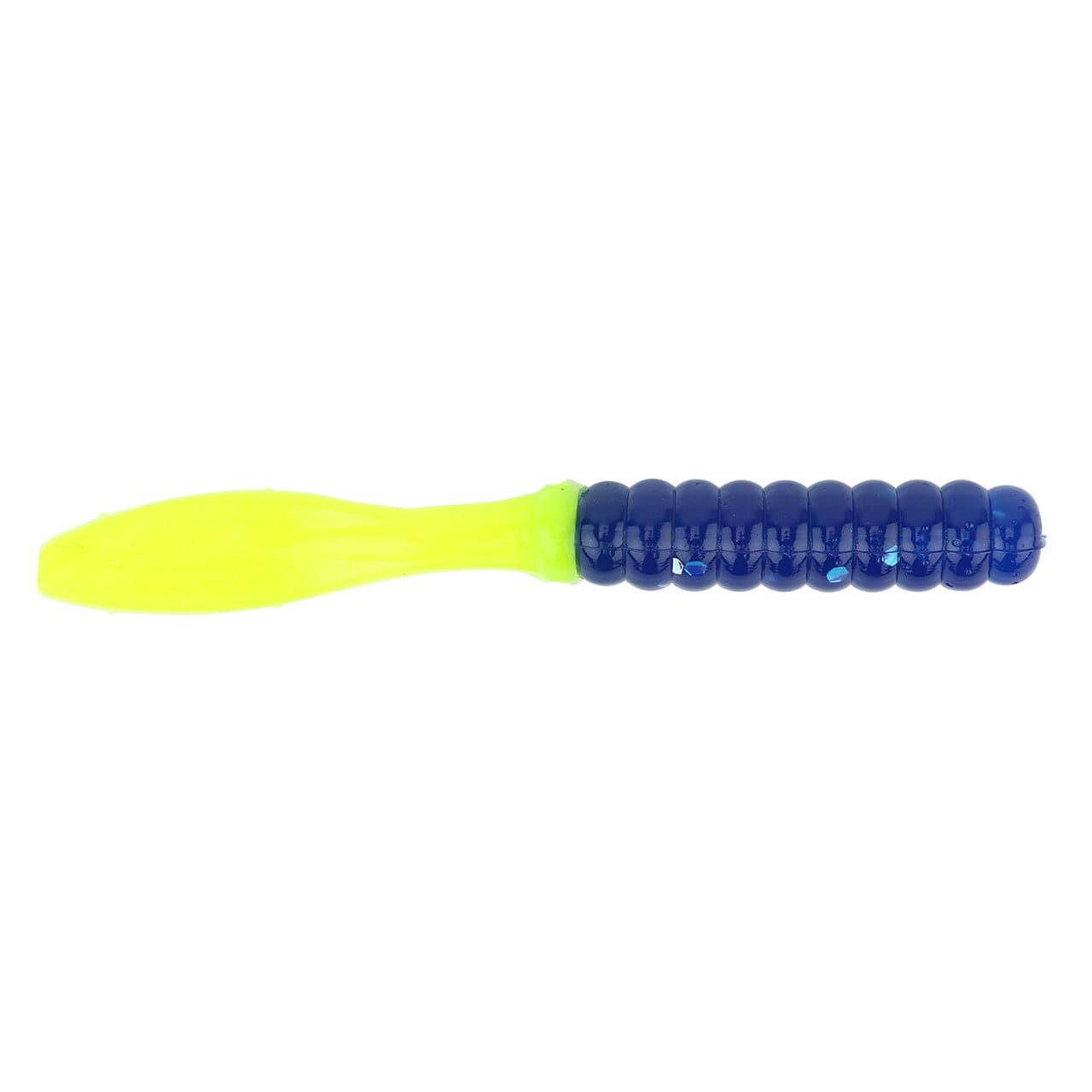 Ol' Blue Tackle Slapper Soft Bait color KC Blue and Chartreuse