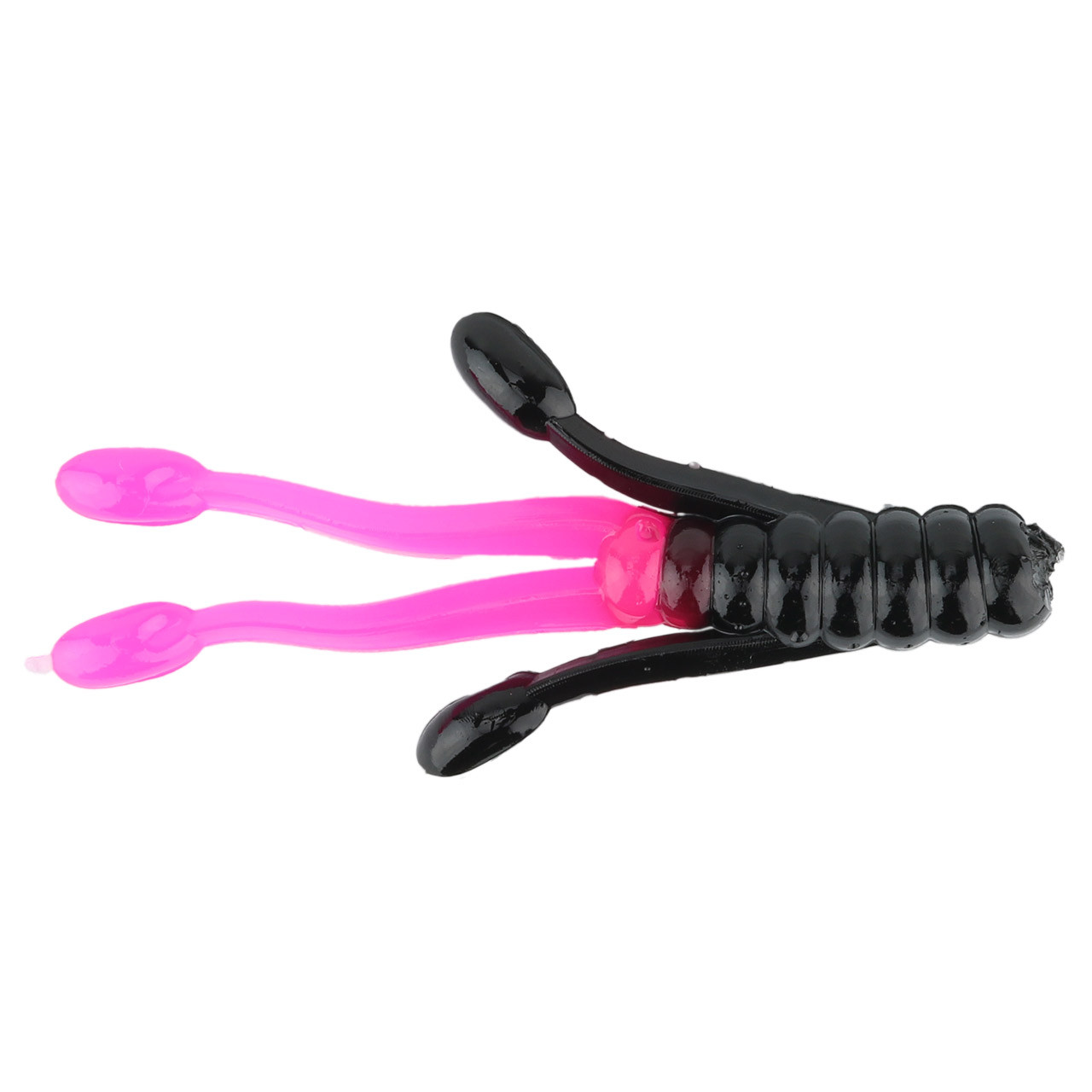 Ol' Blue Tackle Squid Soft Bait color Black Pink