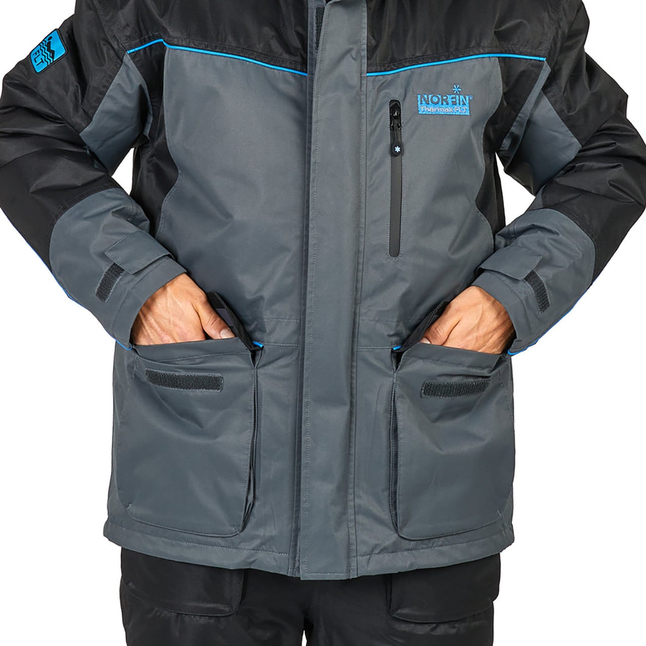 Norfin Thermax Float Parka front pockets