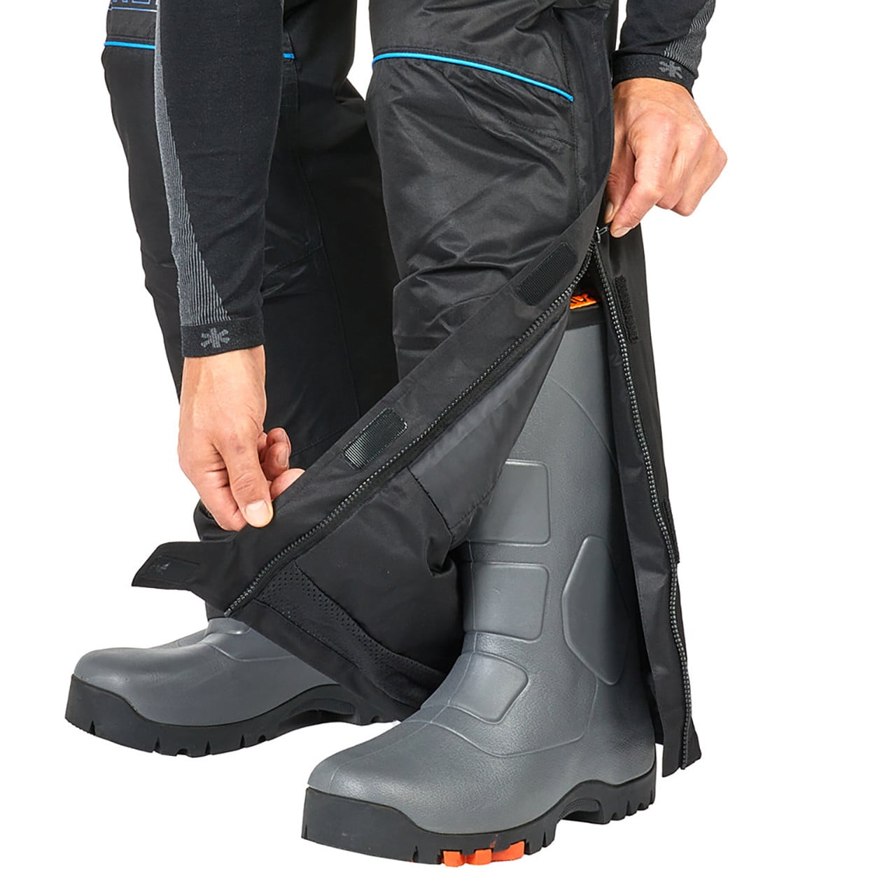 Norfin Thermax Float Bibs ankle zipper