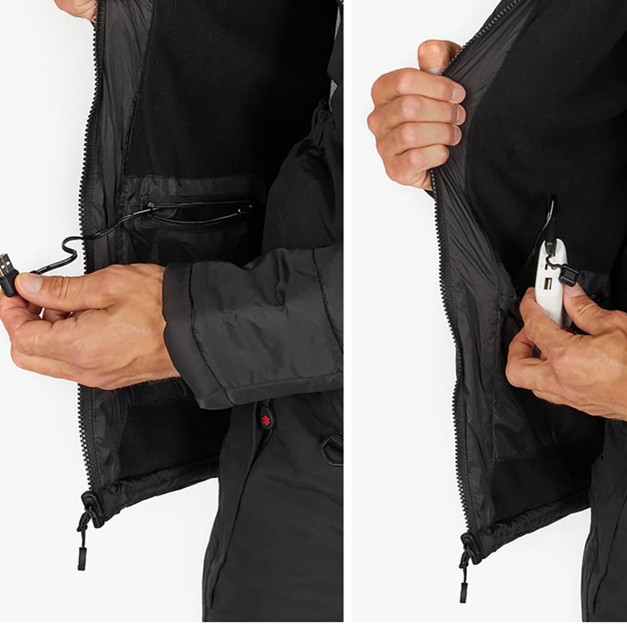 Norfin Extreme 5 Heated Liner inner pocket for storage