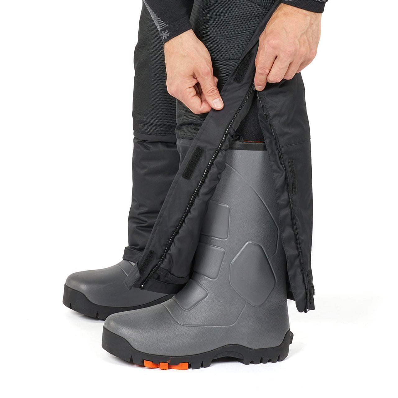 Norfin Evolution Heated Float Bibs ankle zipper