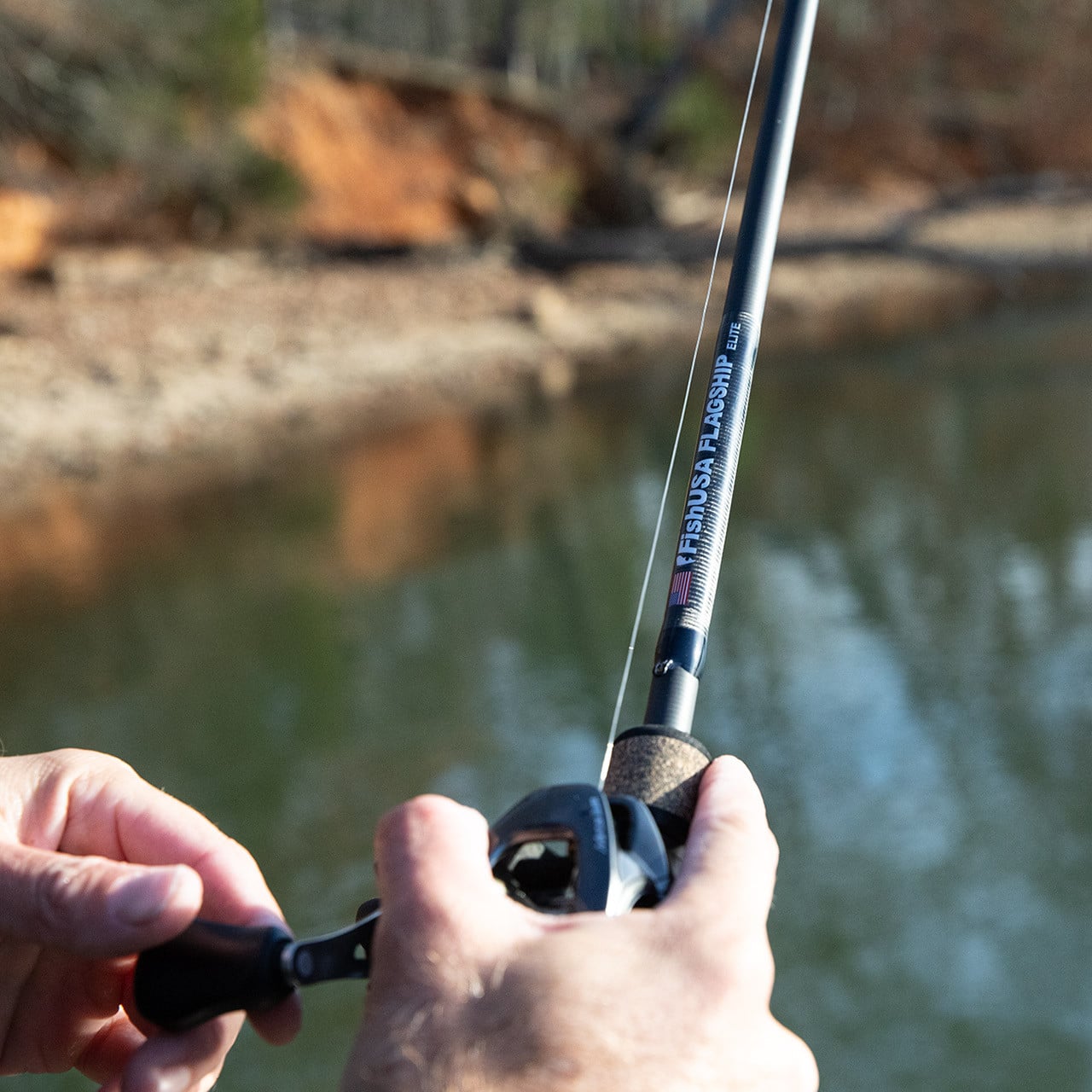 FishUSA Flagship Elite Casting Rods live shot