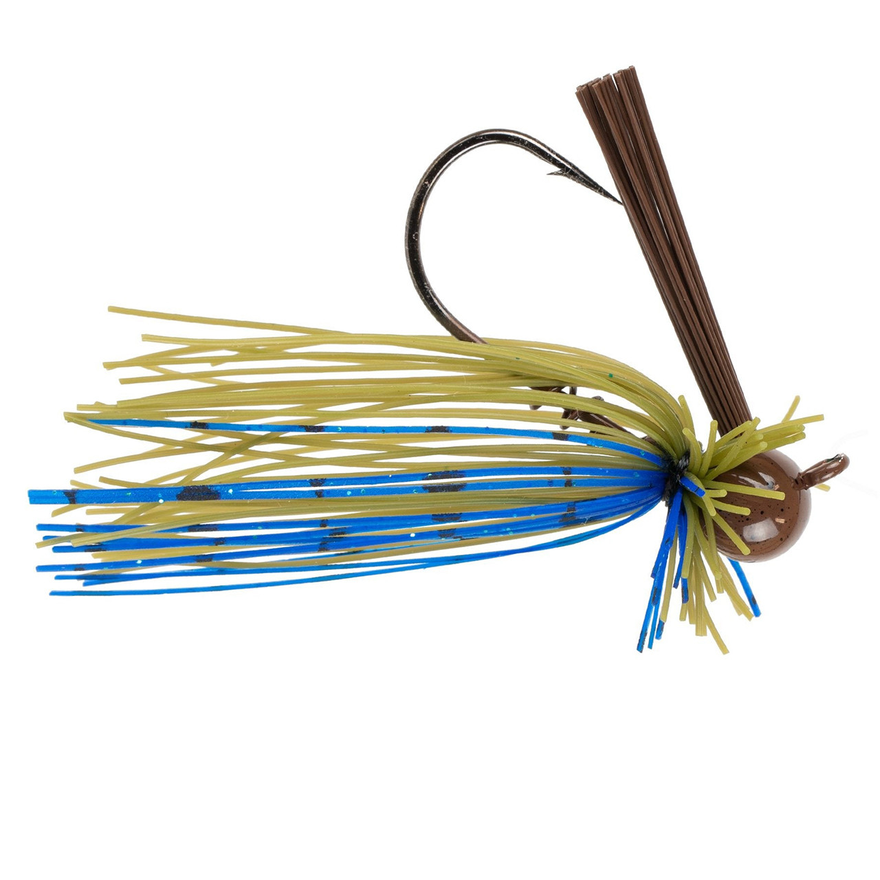 6th Sense Divine Ball Head Finesse Jig color Green Pumpkin Blue