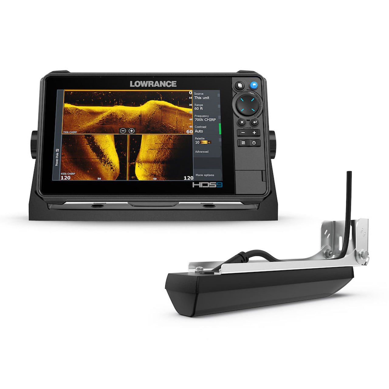 Lowrance HDS PRO 9 Chartplotter/Fishfinder Model # 000-15981-001 with transducer