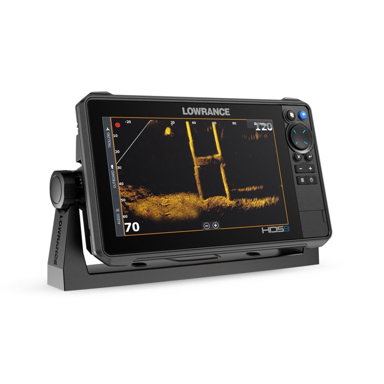 Lowrance HDS PRO 9 Chartplotter/Fishfinder side view display  with large buttons