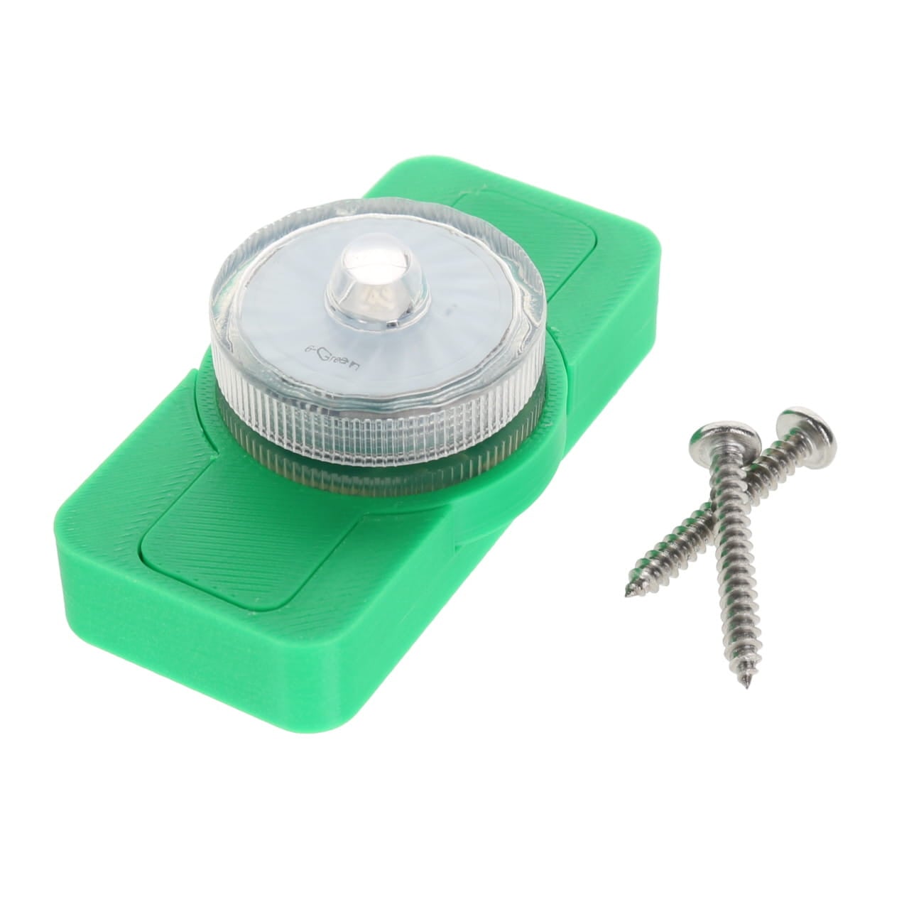 Lake Effect 3D Magnetic Planer Board Light - Tattle Flag Edition color Green with included mounting hardware