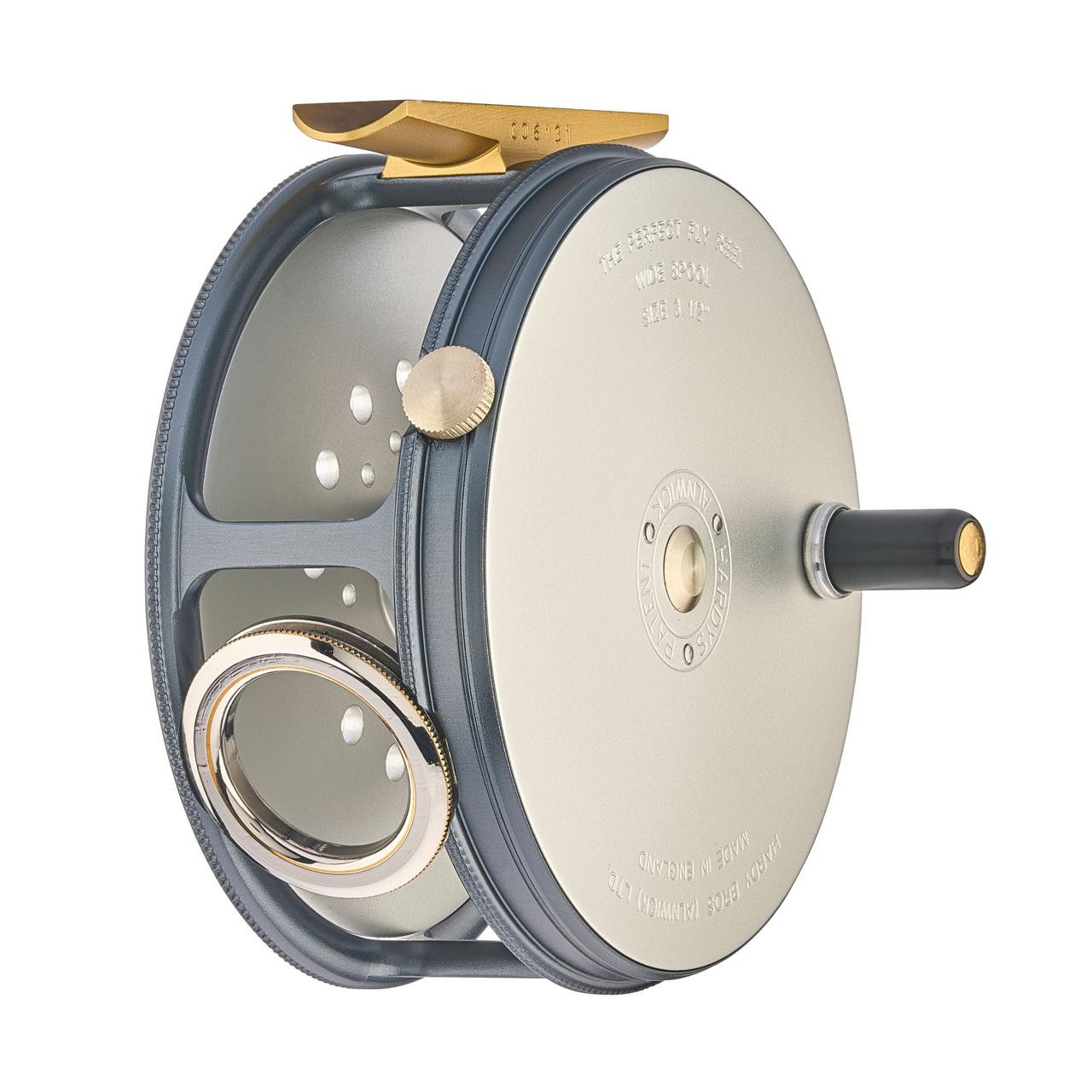 Hardy 1921 Wide Spool Perfect Fly Reel arbor and line guard