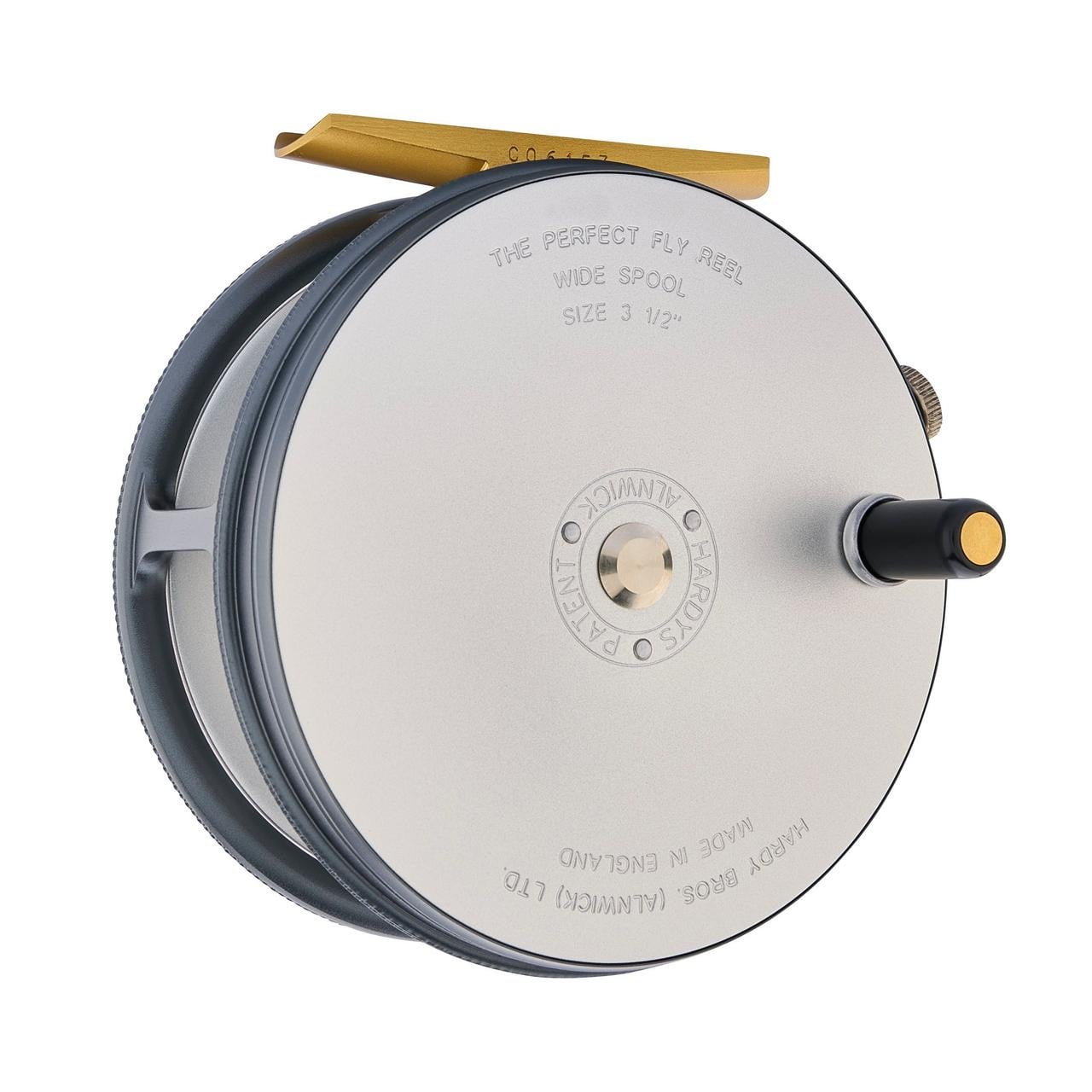 Hardy 1921 Wide Spool Perfect Fly Reel handle