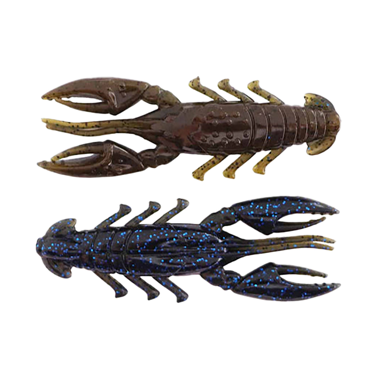 X Zone Lures Scented Stealth Craw color Black Blue Flake Green Pumpkin Laminate