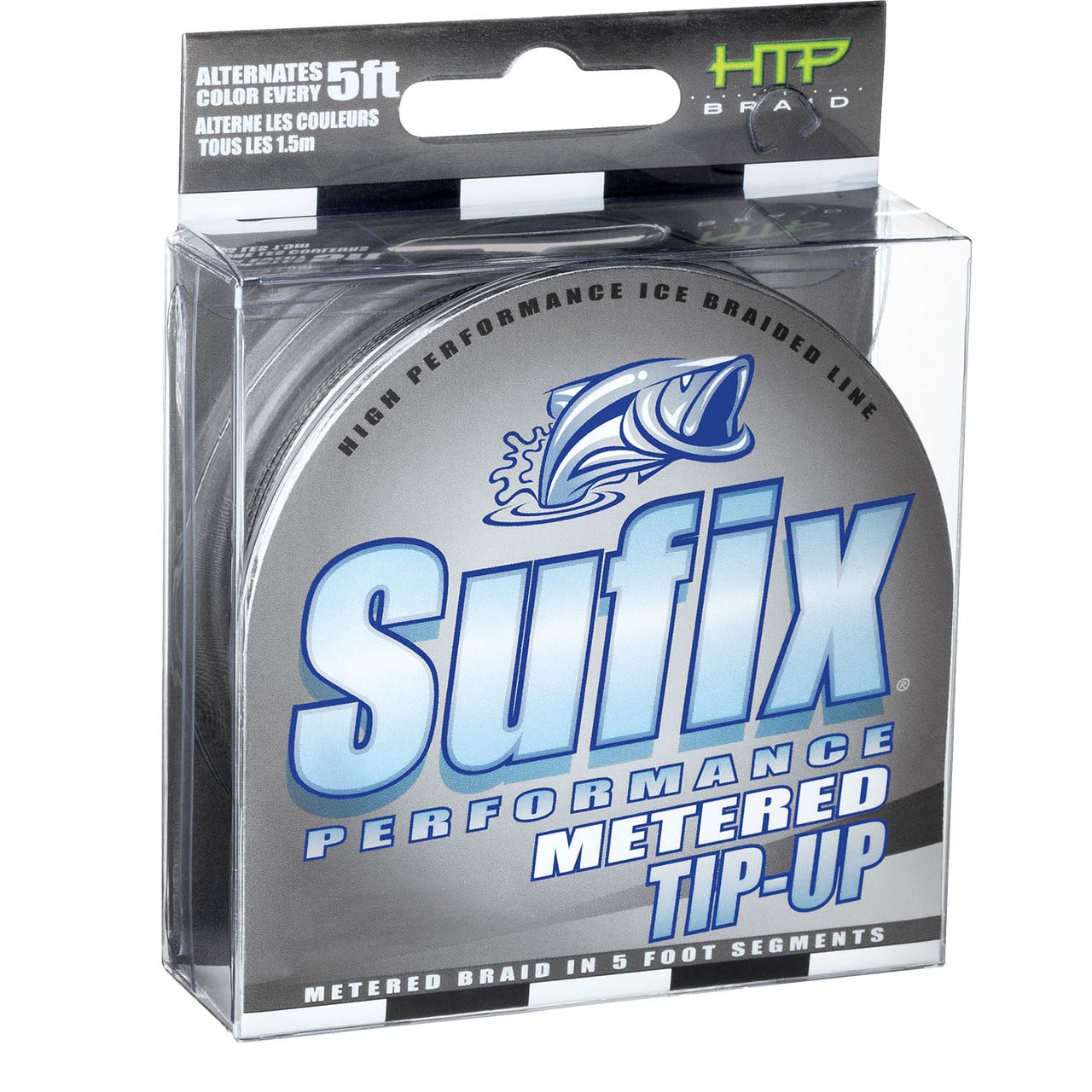 Sufix Performance Metered Tip-Up Ice Braid in box