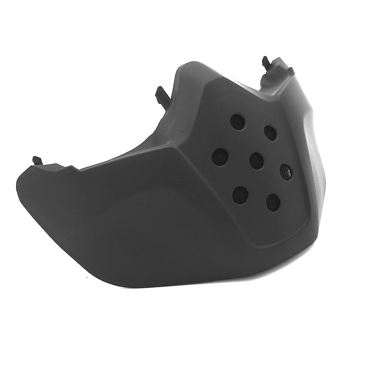 Bassmooch M5 Tournament Face Mask color Black removable chin strap
