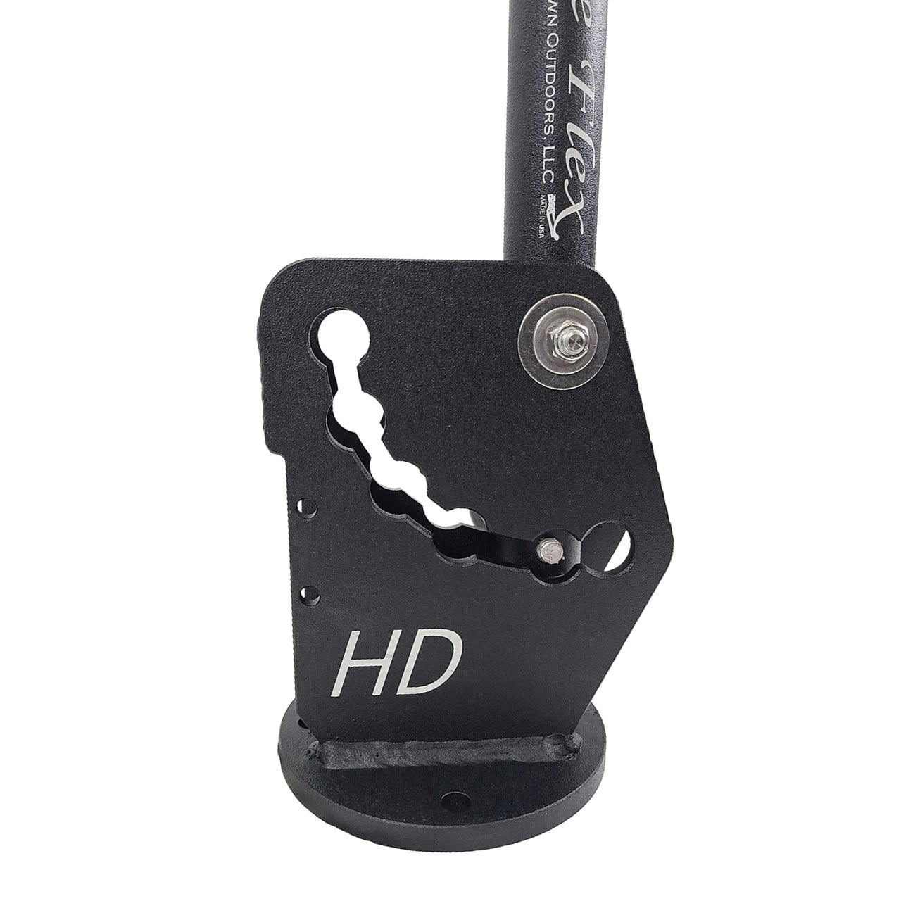 BeatDown Outdoors "The Flex" HD  up close of 6 adjustment settings