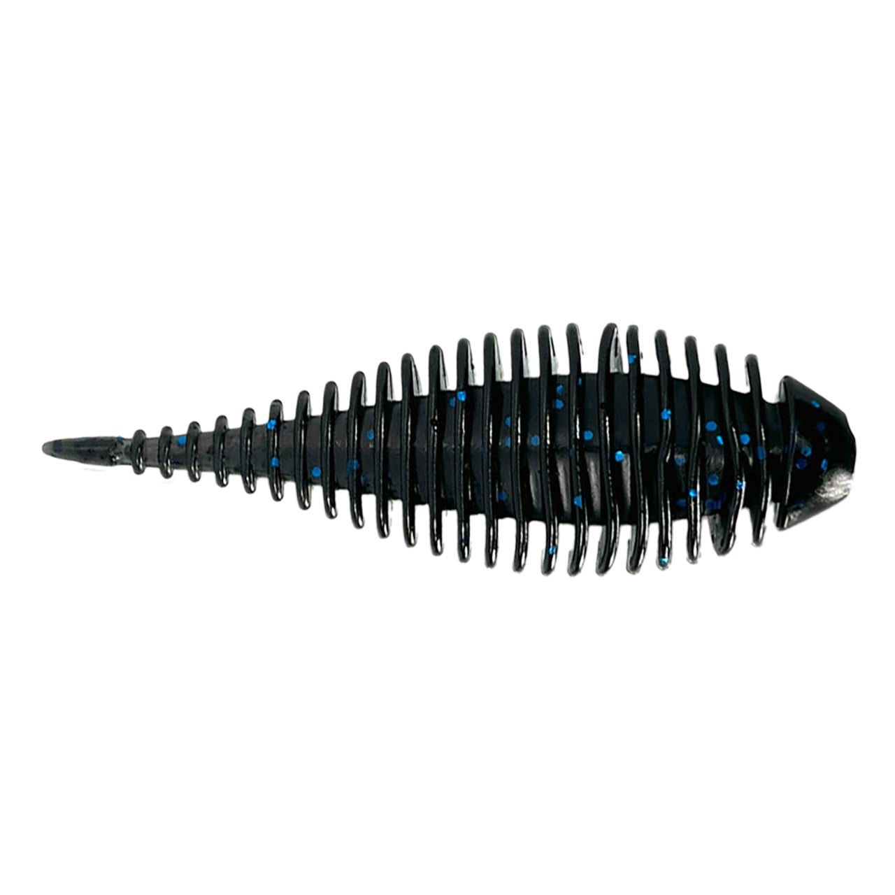 3 Brothers Baits Tackle Ghillie Grub color Black Blue