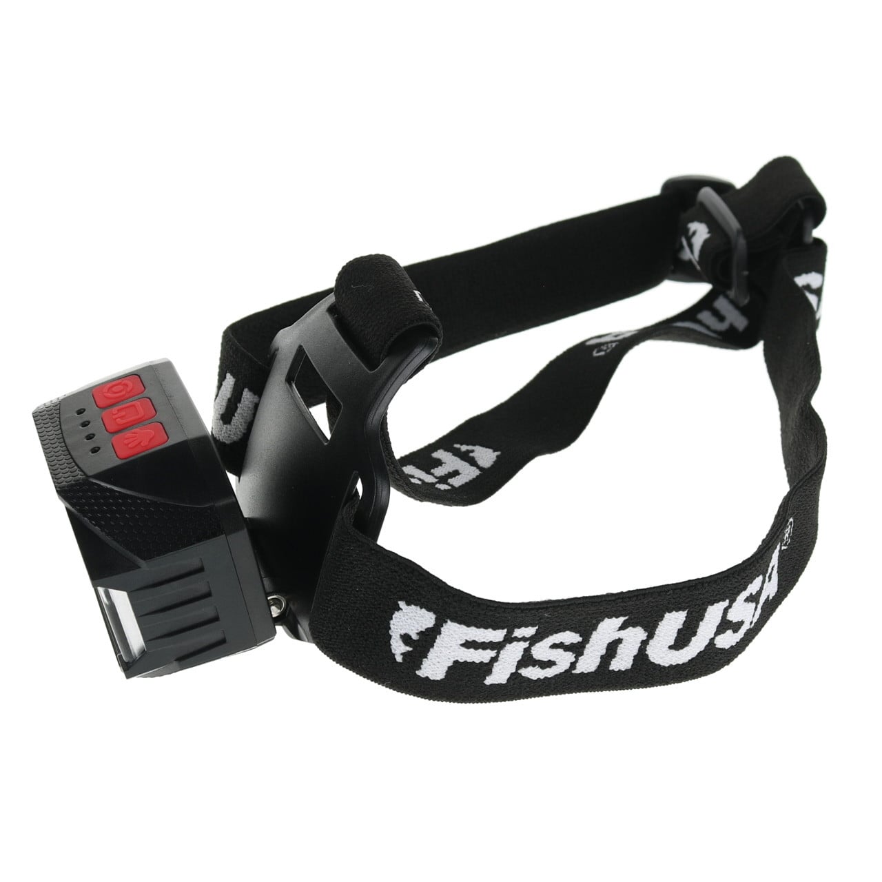 FishUSA Premium Fishing Headlamp showing the lamp tilt