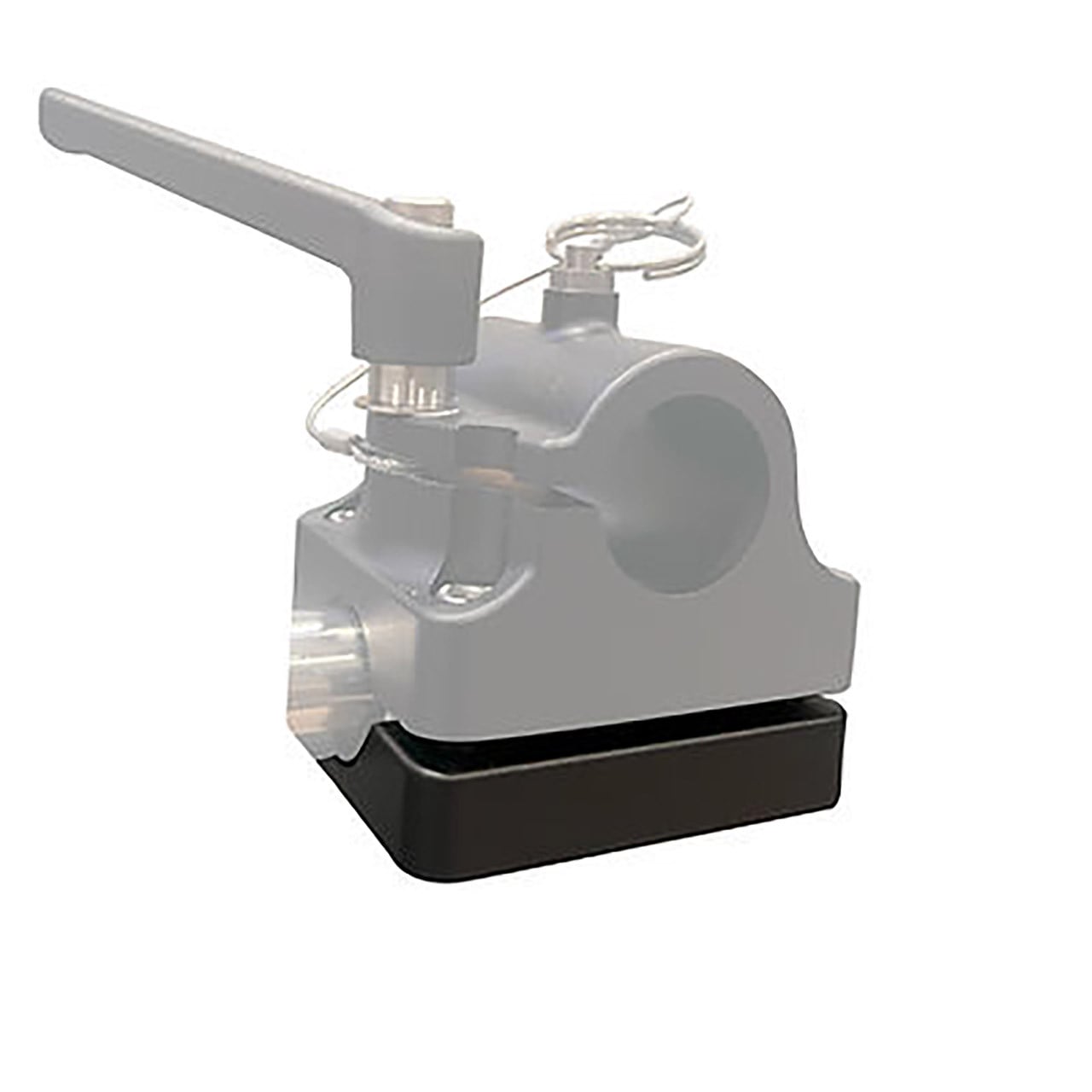 Brew City Live Sonar Pole Mount Rail Bottom #000-1002 with CT360 base #1005 on top of rail bottom (not included)