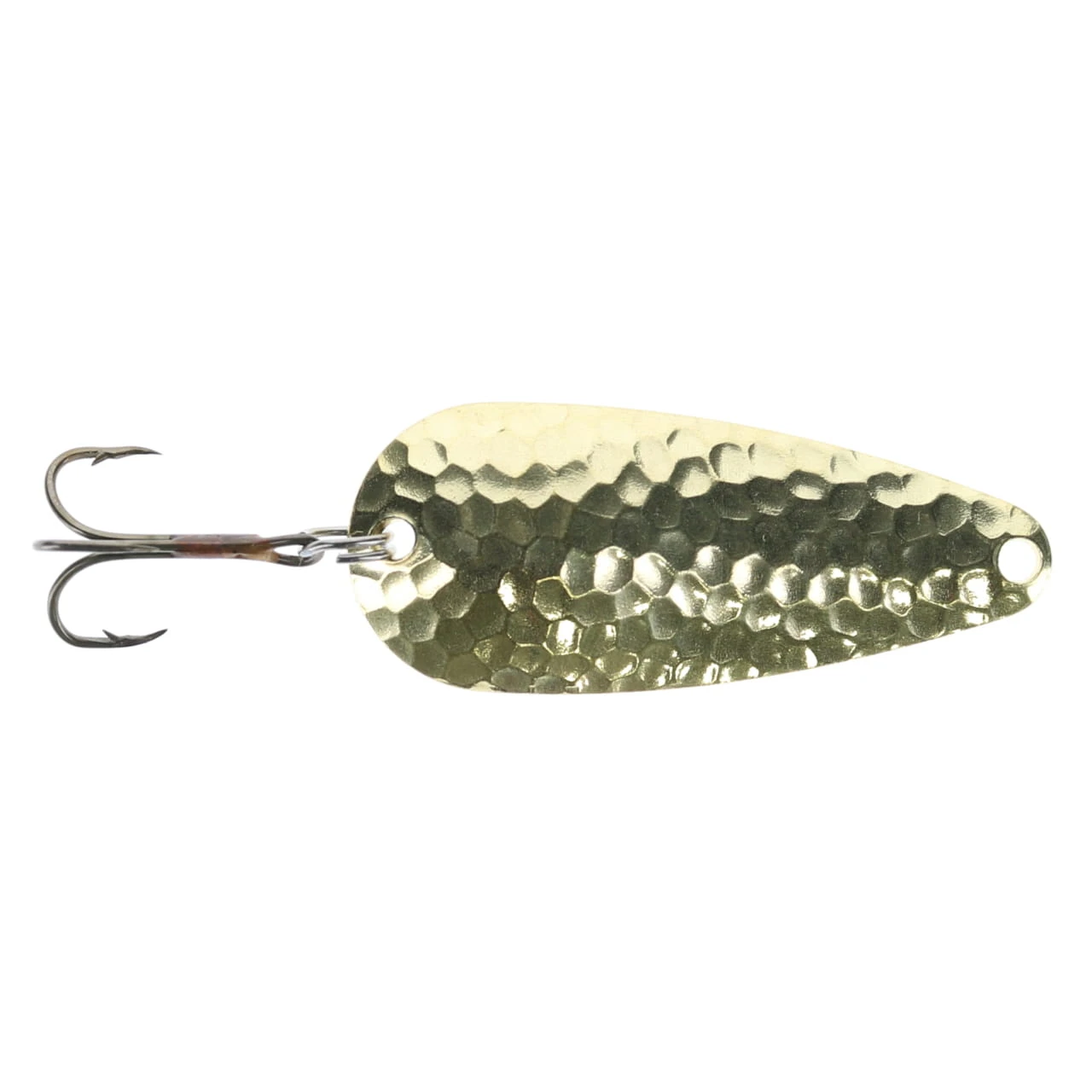 Double X Tackle Pot-O-Gold Casting Spoons color Hammered Brass