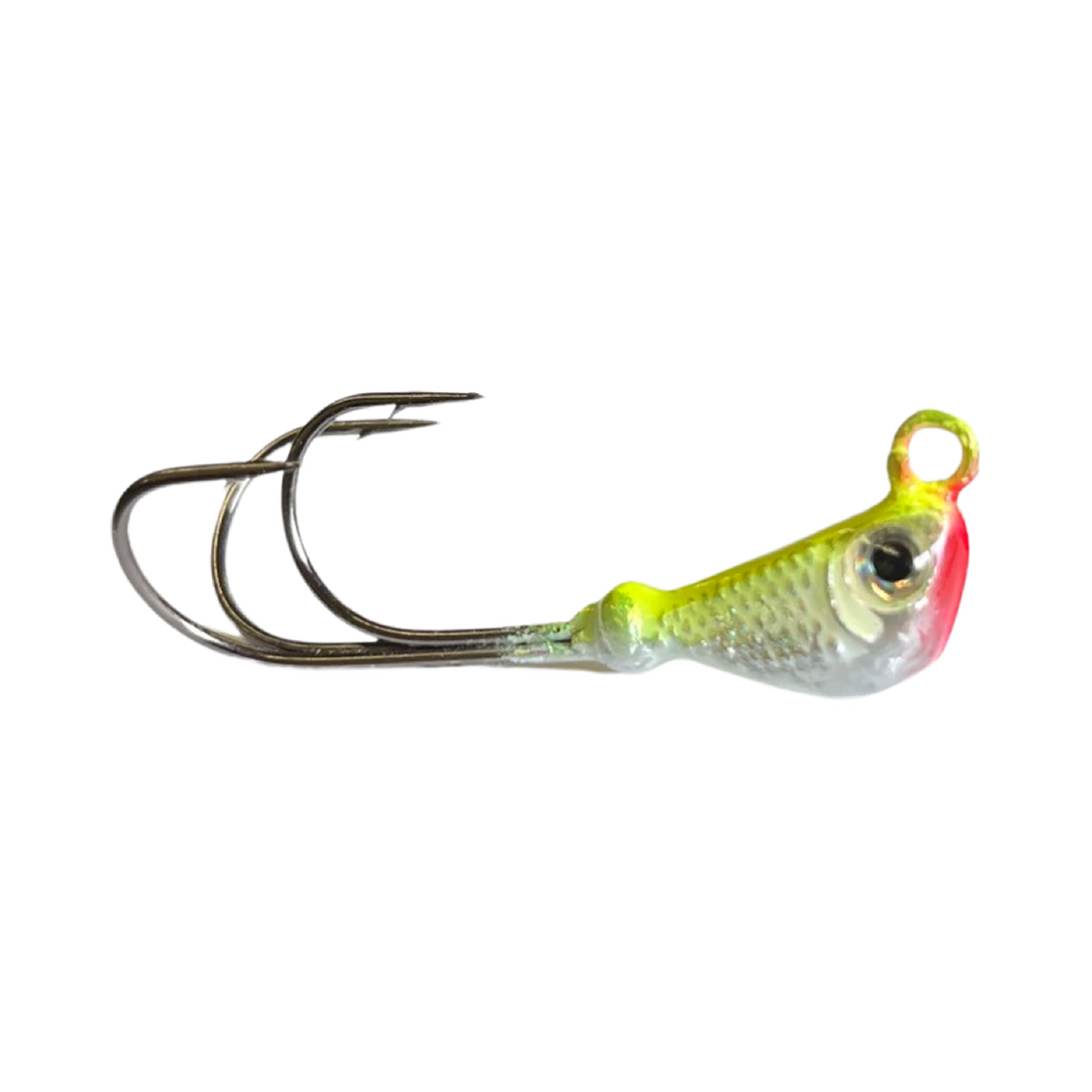 Mission Tackle Grabber Jig Head color Chartreuse Shiner