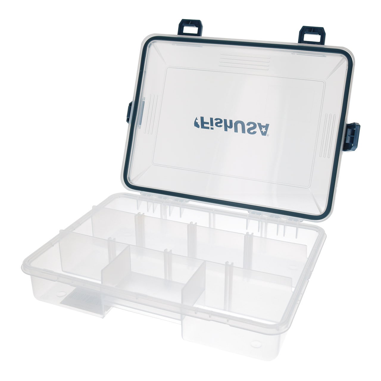FishUSA Flagship Small Waterproof Tackle Box open