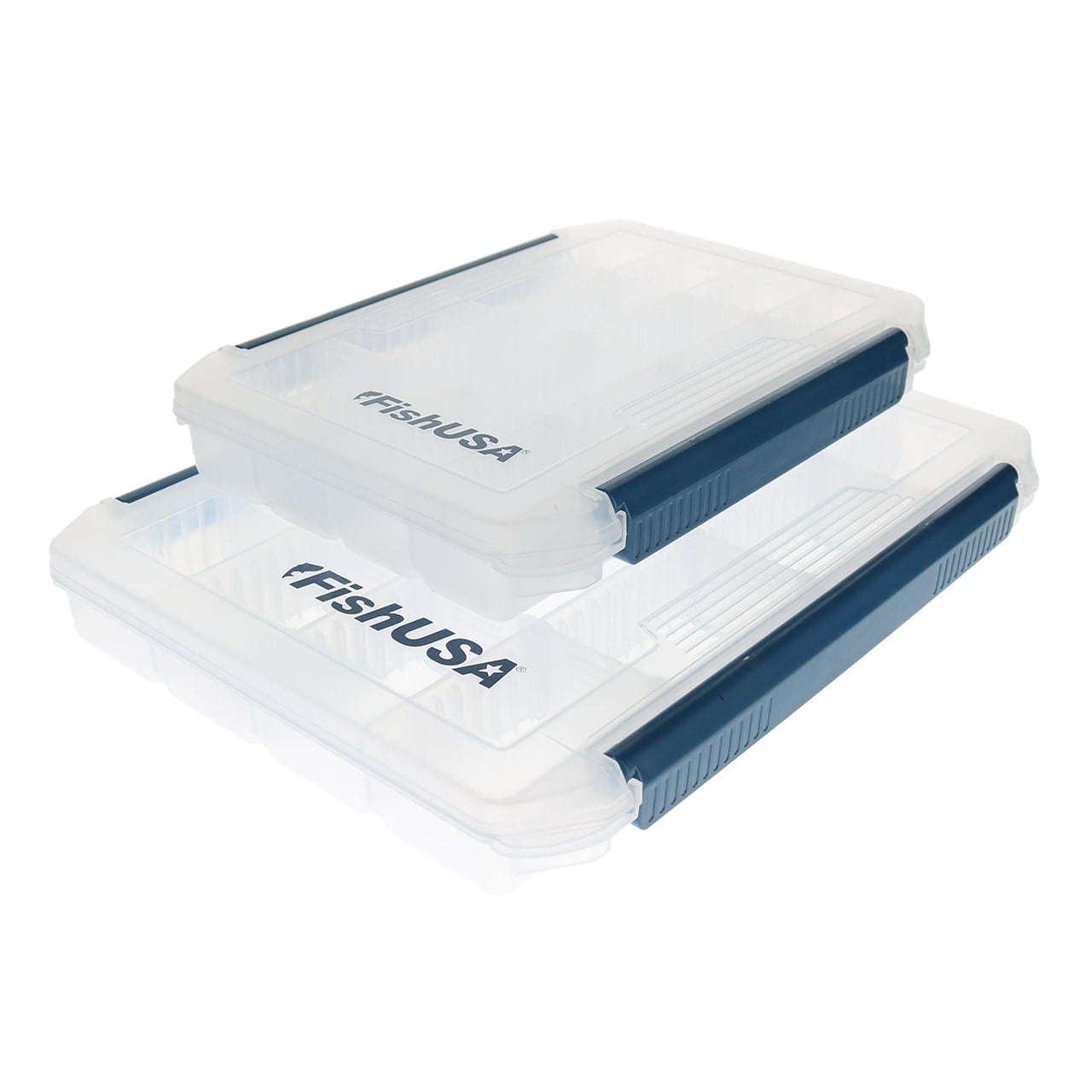 FishUSA Flagship Bead & Terminal Tackle Box Medium on top of Large