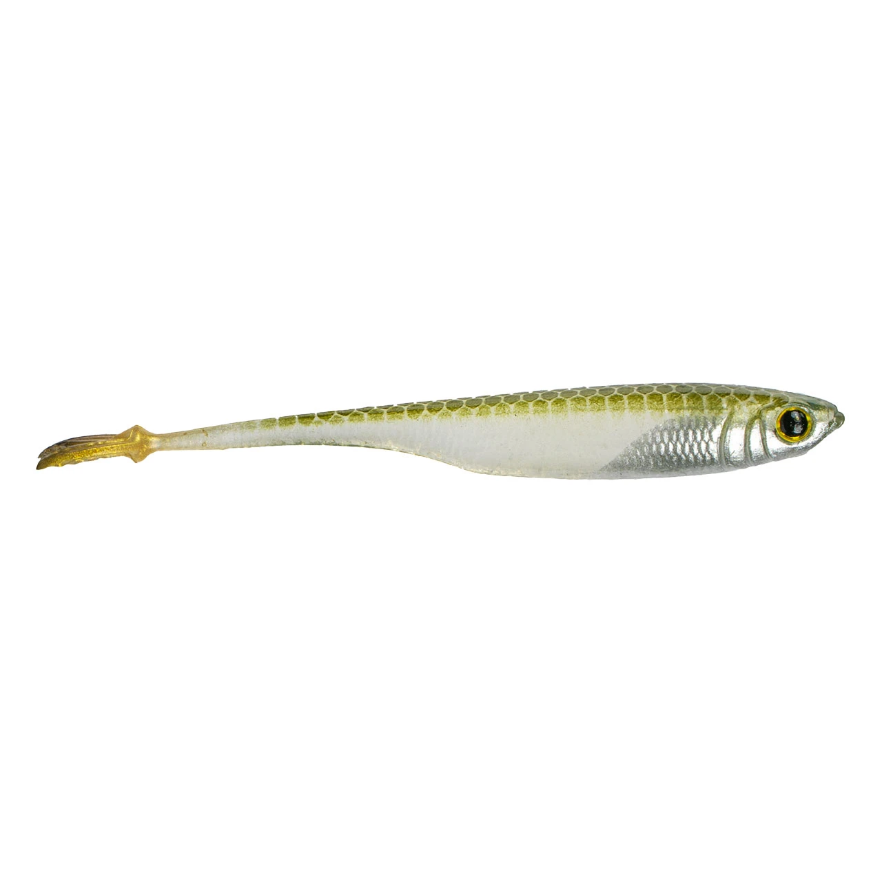 6th Sense Crappie Strobe Minnow Soft Bait color Olive Flash