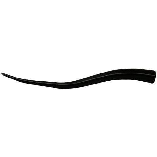 Custom Jigs & Spins Wedgie Plastics color Black