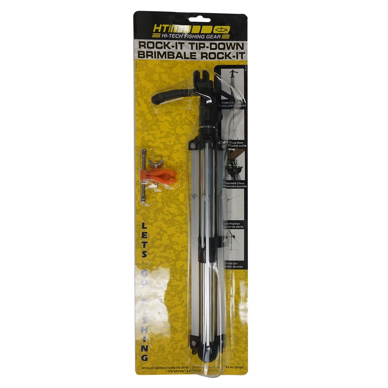 HT Rock-It Premium Telescopic Tip-Down in HT Enterprises packaging