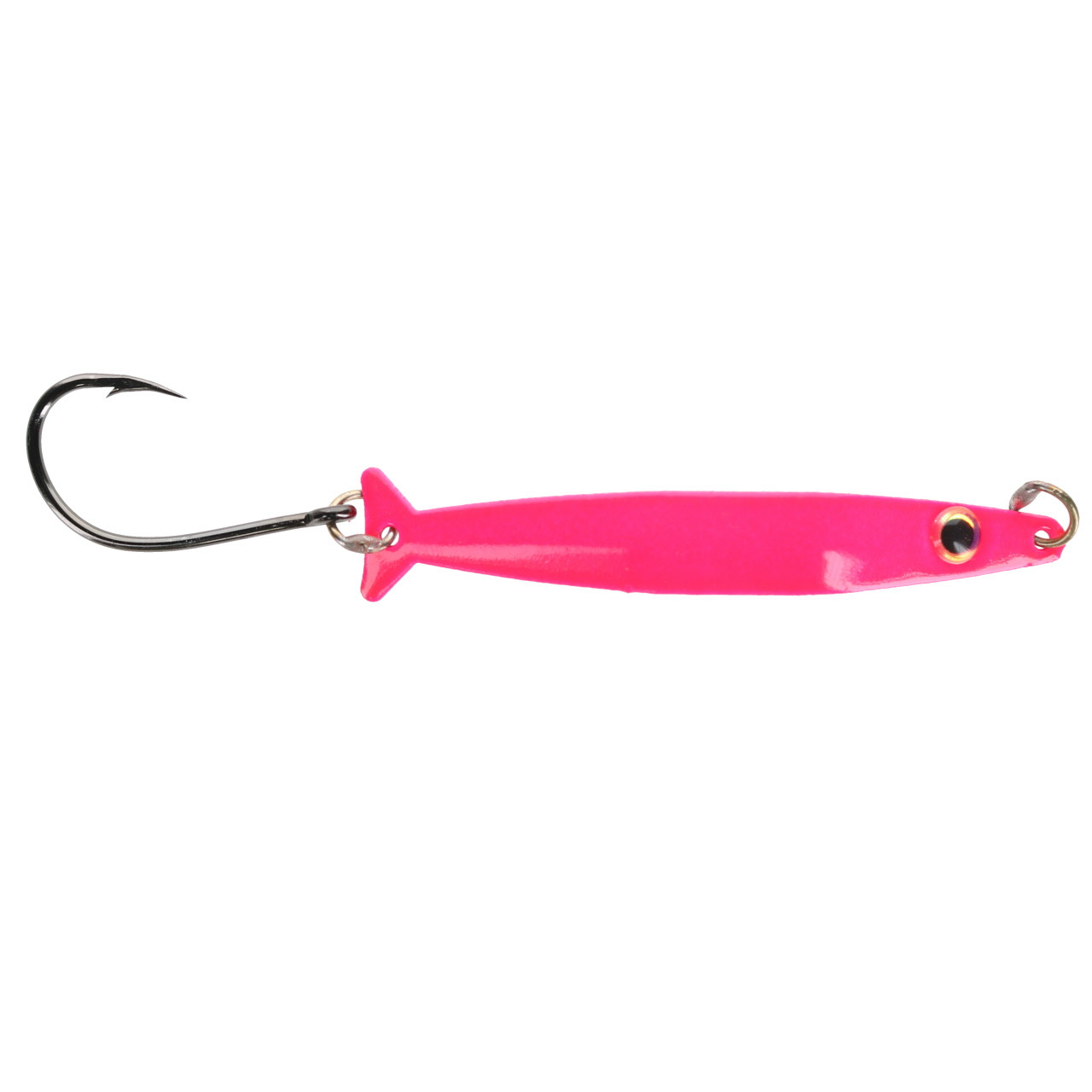 Silver Horde Coho Killer Trolling Spoon color UV Glow Cotton Candy
