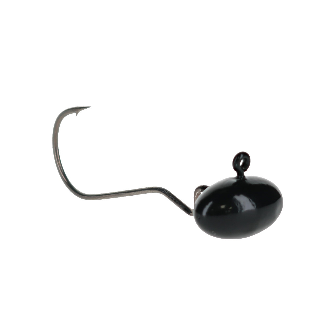 SPRO Skip Gap Shaky Head Football Jighead - 4/0 Hook color Black front angle