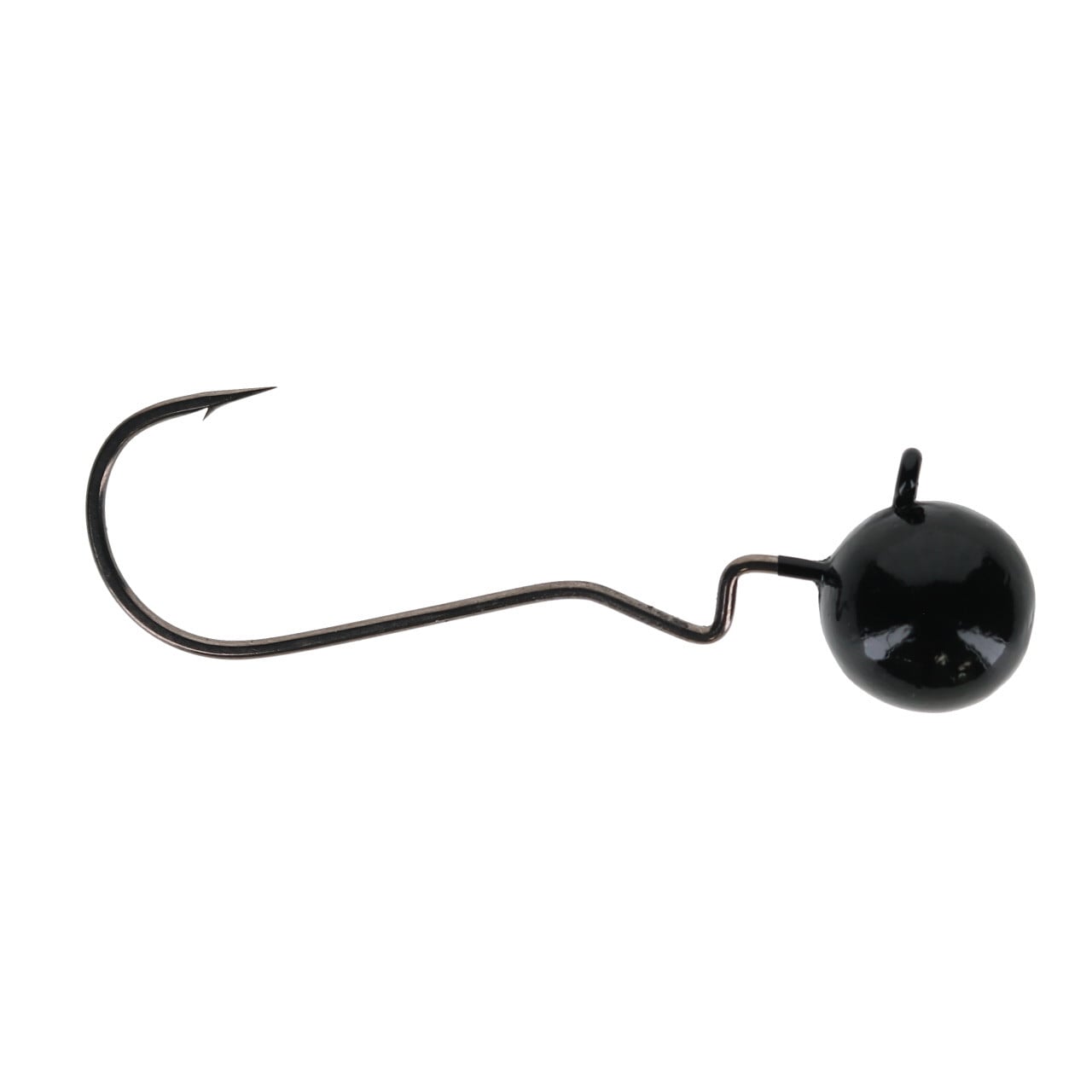 SPRO Skip Gap Shaky Head Round Jighead - 3/0 Hook color Black