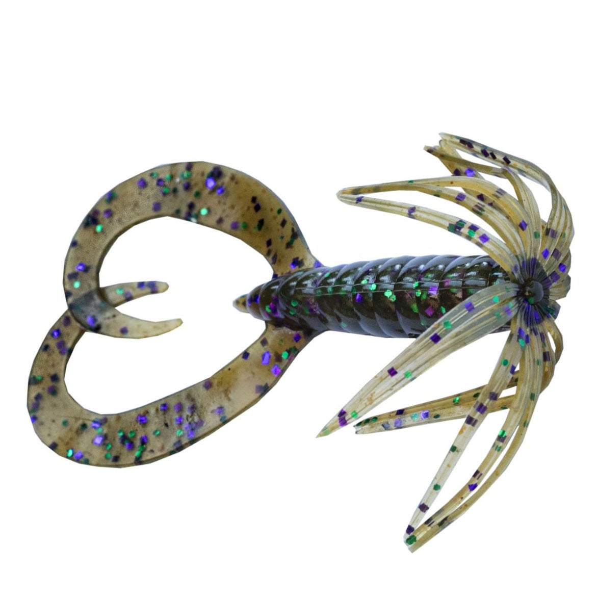 Keitech Little Spider color GP with Green & Purple
