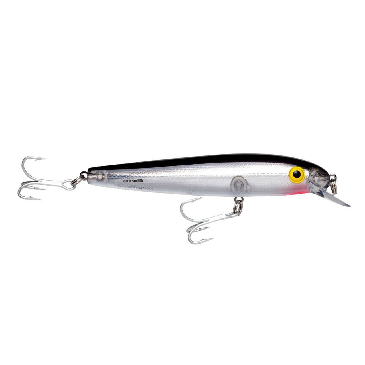 Bomber Saltwater Wind-Cheater Hardbait color Silver Black