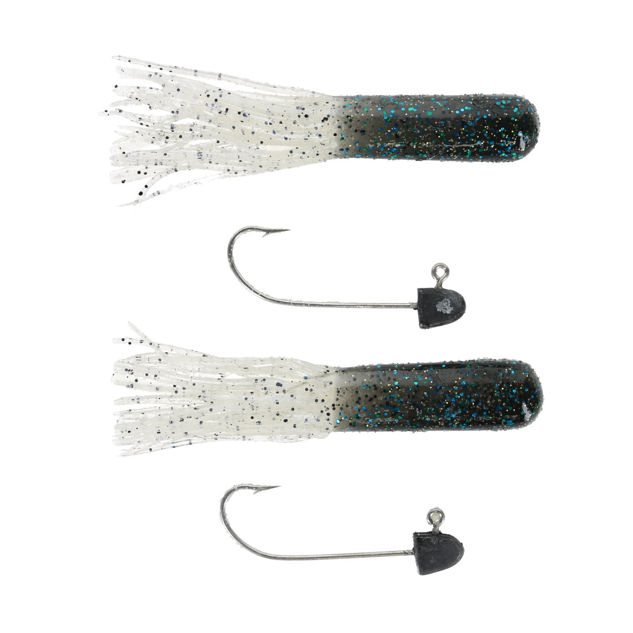 Gitzit Super Tube color Bluegill with both included tubes and jigheads