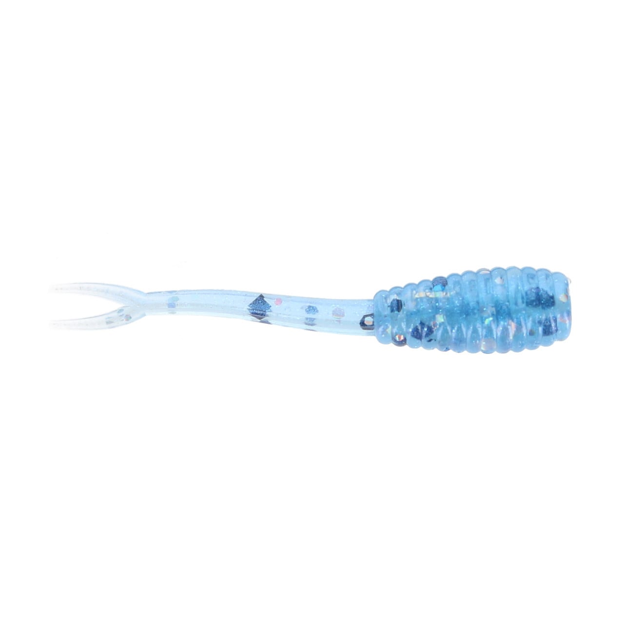 Limestone Mayhem Minnow Soft Bait color Blue Monkey Milk