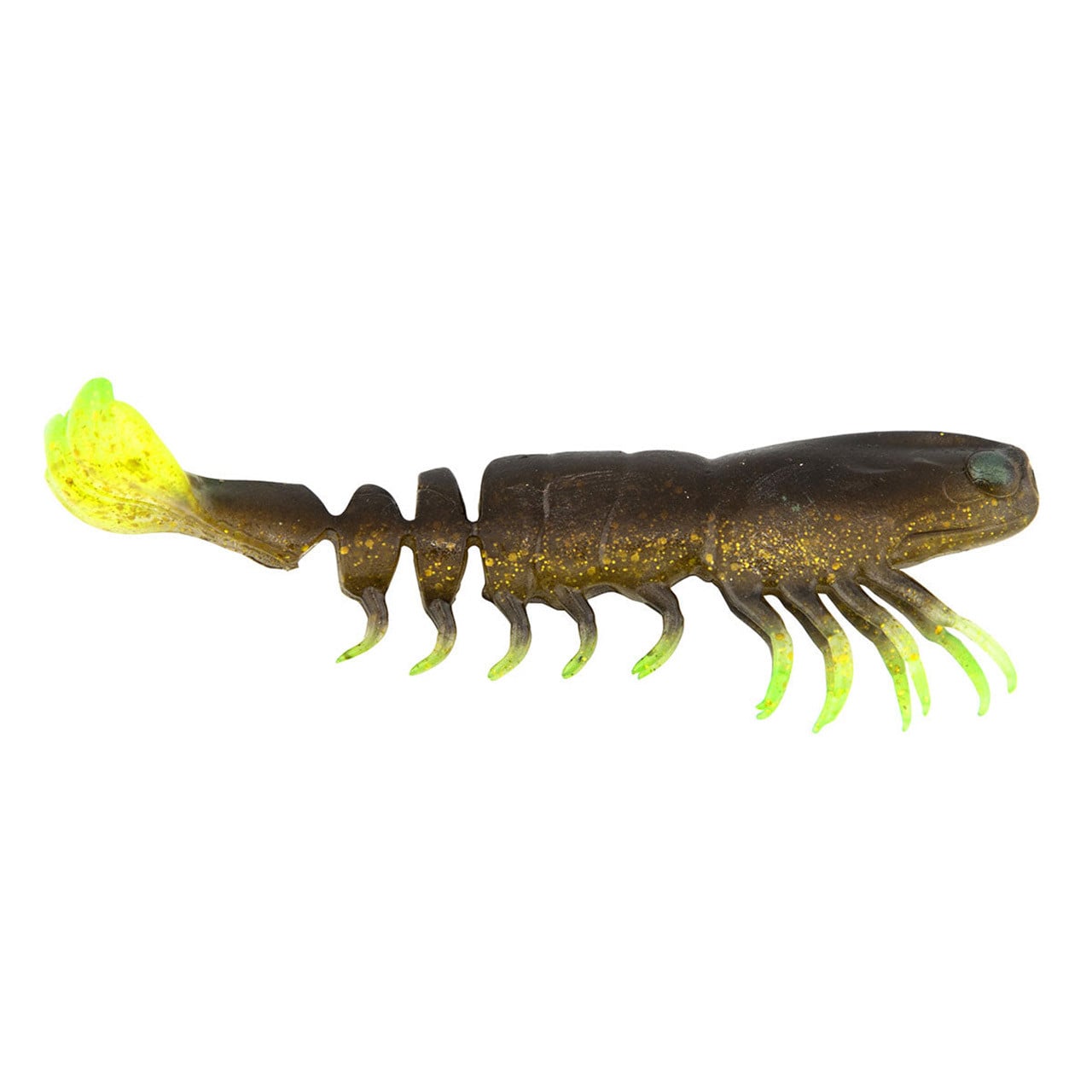 Z-Man Prawnstarz Loose Body Soft Bait color Rootbeer Chartreuse