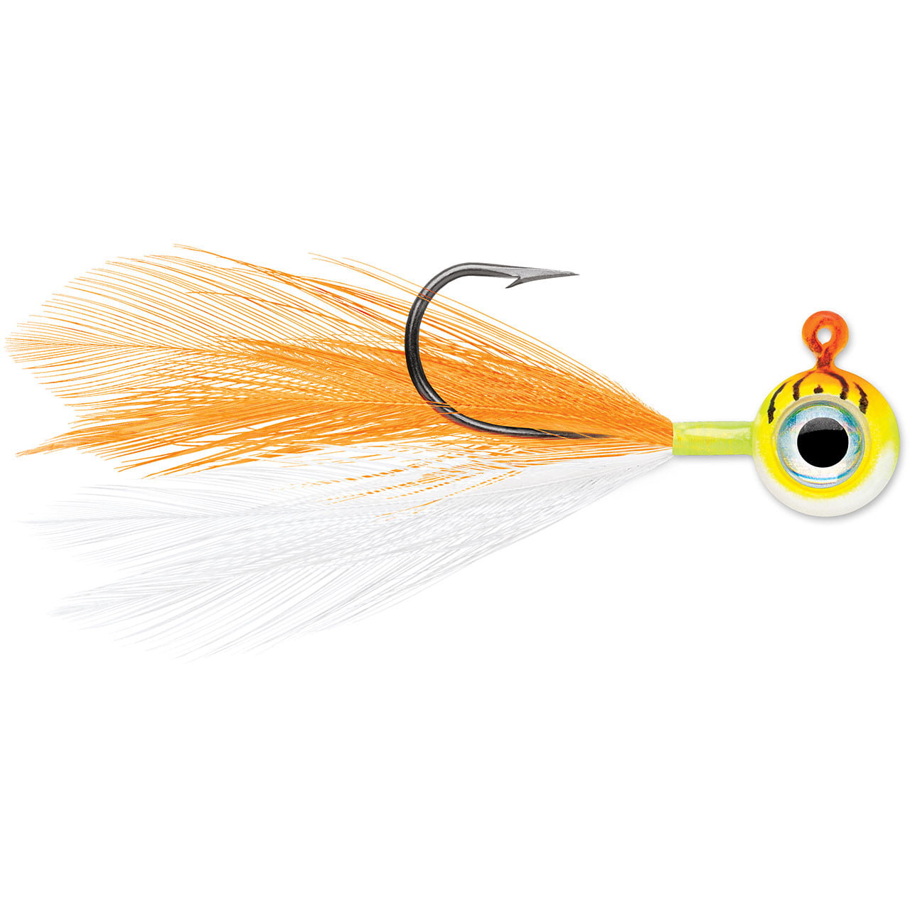 VMC Moon Fly Jig color Orange Fire UV