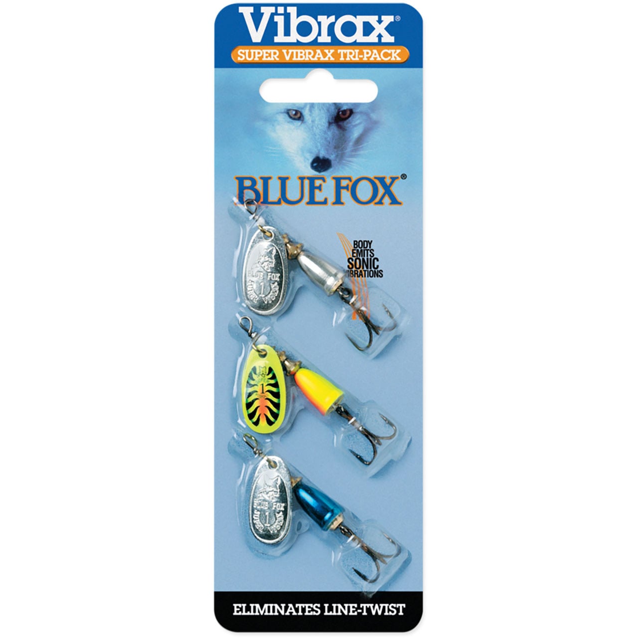 Blue Fox Super Vibrax Tri-Pack size 1
