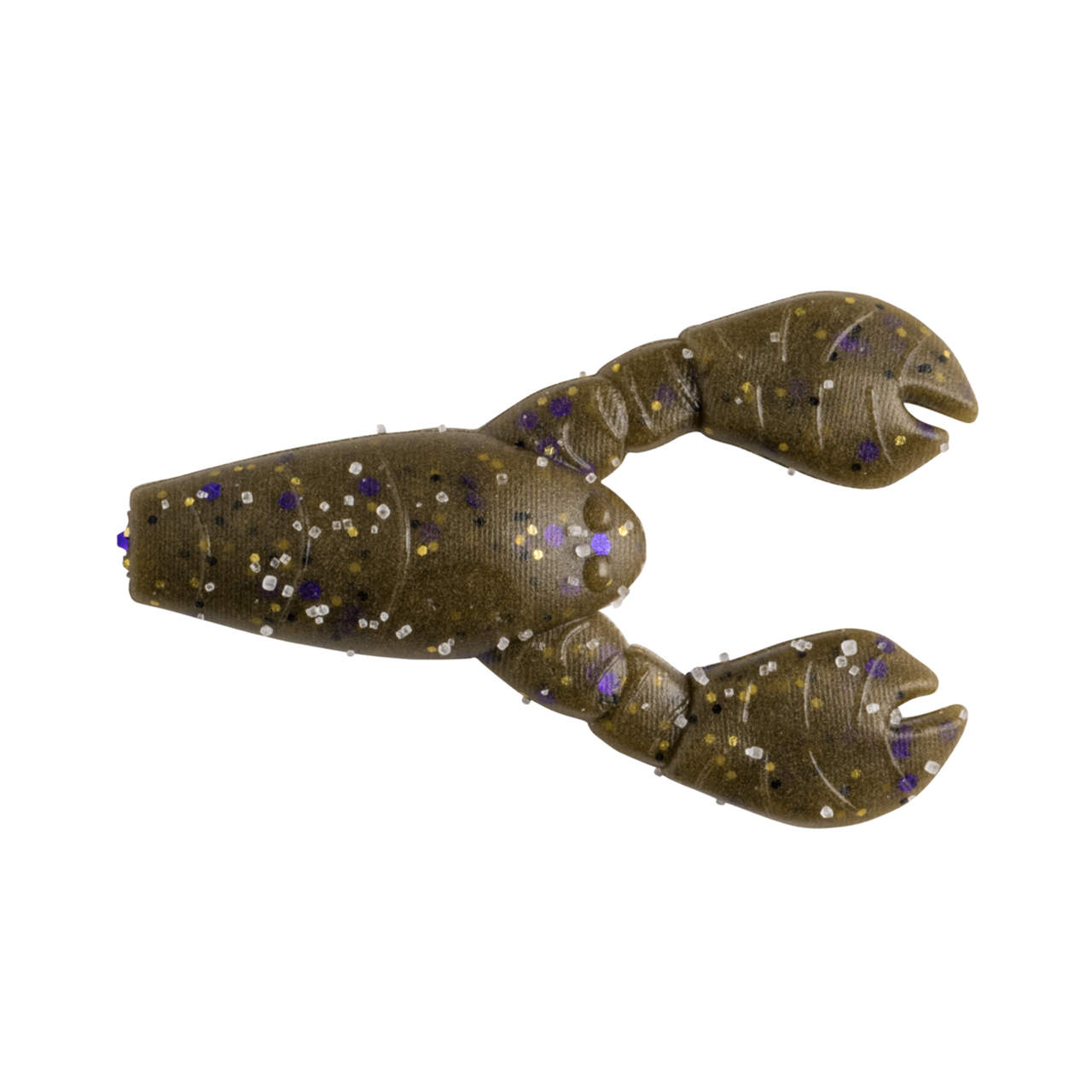 Great Lakes Finesse Micro Snack Craw color Green Pumpkin Purple Flake