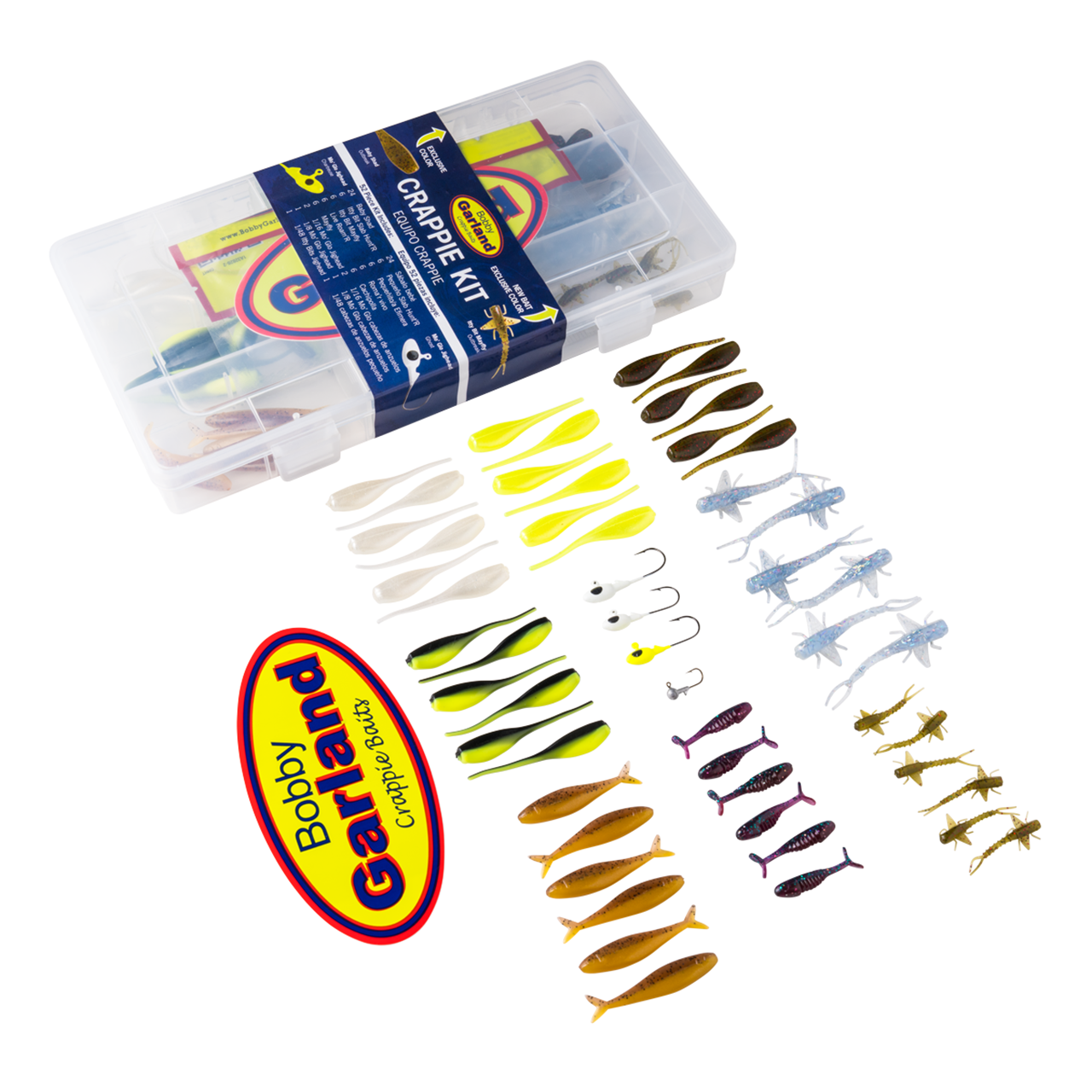 Bobby Garland Crappie Kit and items included in the kit