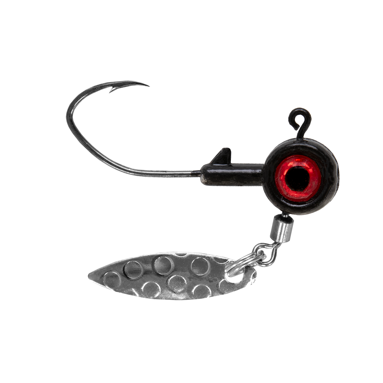 Bonehead Bladed Underspin Jig Head color Black