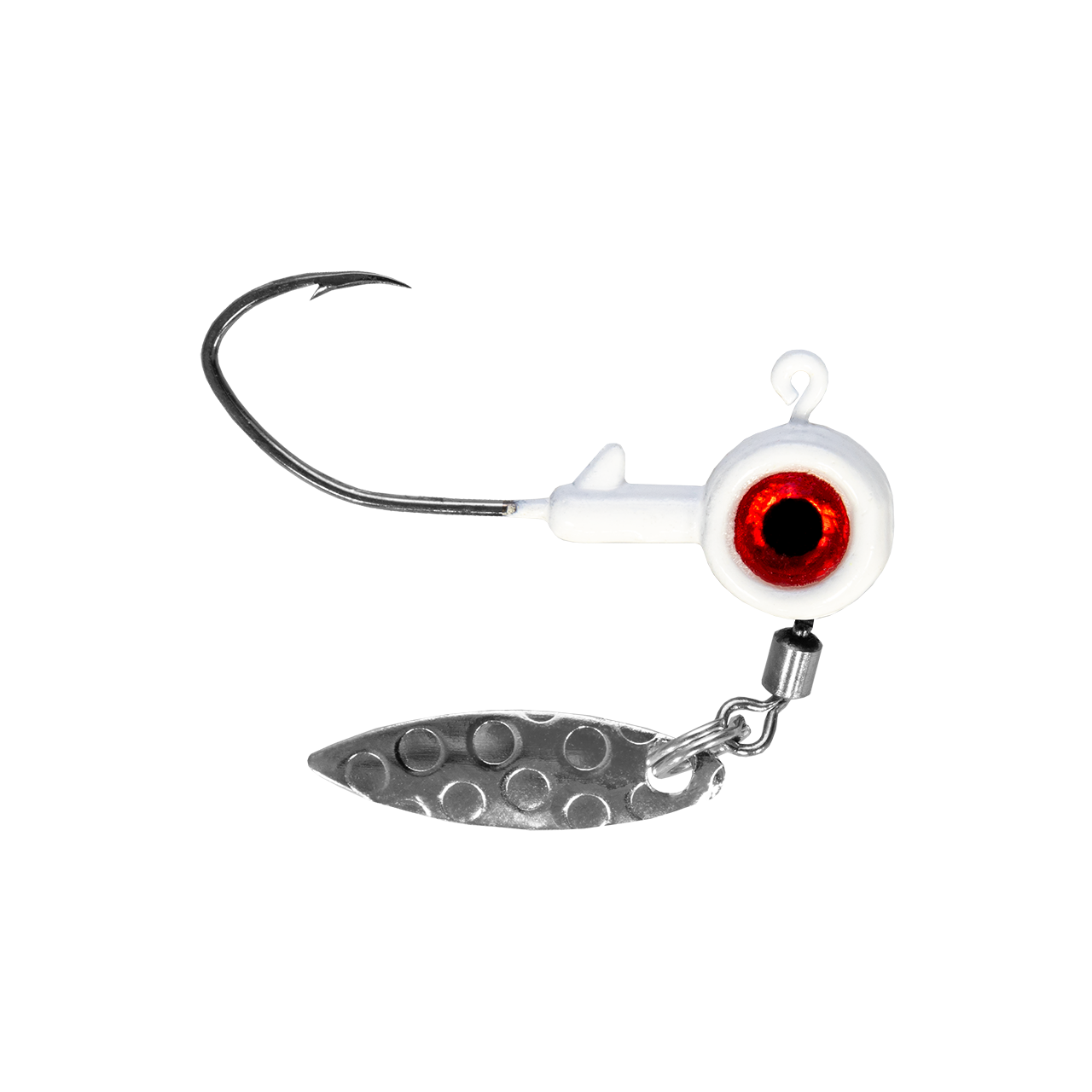 Bonehead Bladed Underspin Jig Head color White