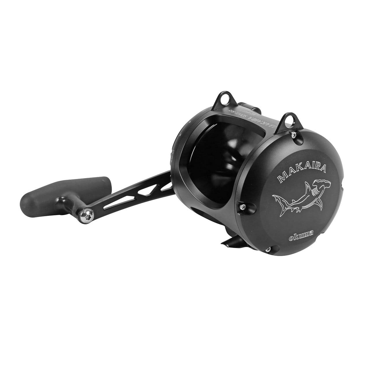 Okuma Makaira Special Edition LBS Lever Drag Conventional Reel Hammerhead etching on opposite side of both models